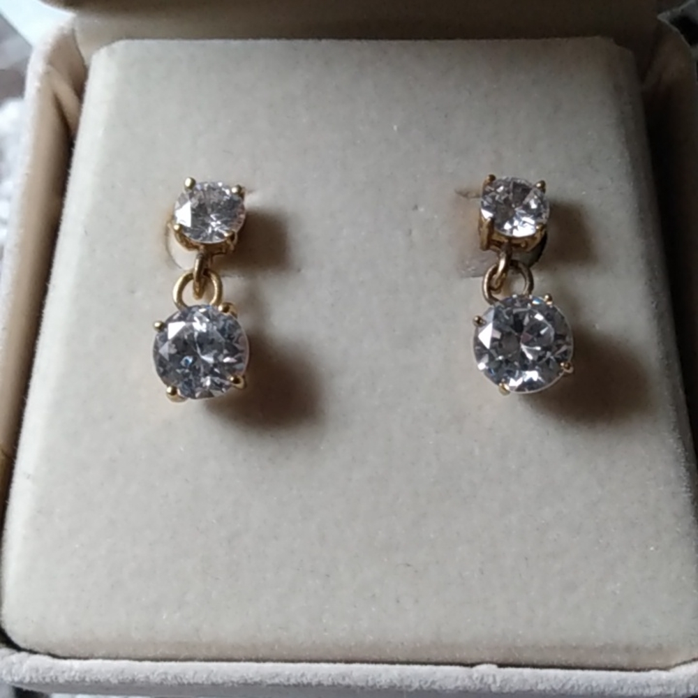 Diamond earrings 925